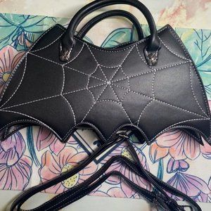 Halloween Crossbody Bag Bat Shoulder Purse Womens Handbag Holiday Party Spooky